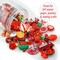 Dress It Up Button Shop Color Jars in Red 80 Piece Assortment